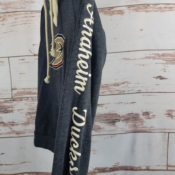 Old Time Hockey Anaheim Ducks NHL Hoodie Sweatshirt Womens Size Small - Picture 6 of 8